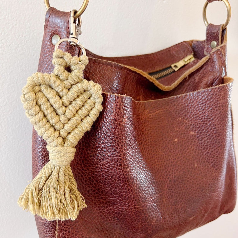 Heart Keychain Bag Tag
