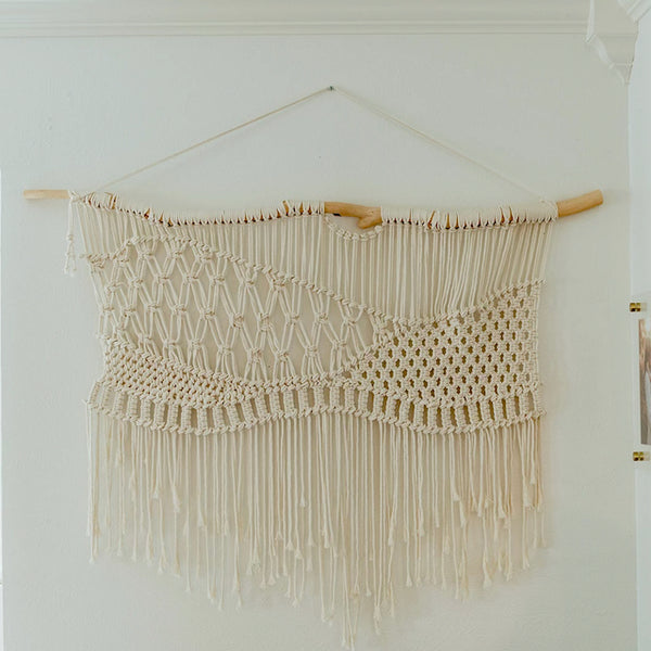 Weaving Tradition: Handcrafted Macrame Fiber Wall Art and Hangings from the Heart of America