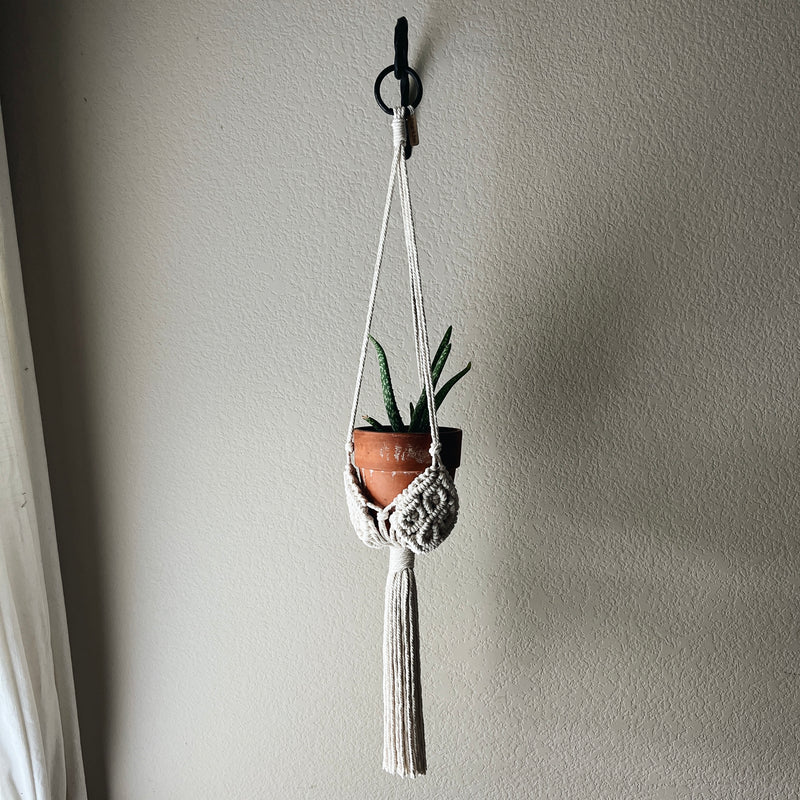 macrame plant pot hanger Macramé Plant Hanger No. 2