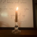 Pure Beeswax Taper Candle 4" Handmade Shabbat Candles Shabbos Candles