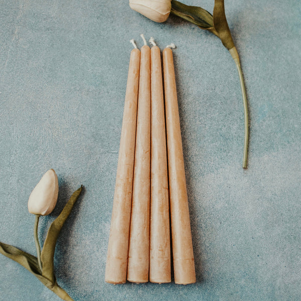 Beeswax Taper Candles