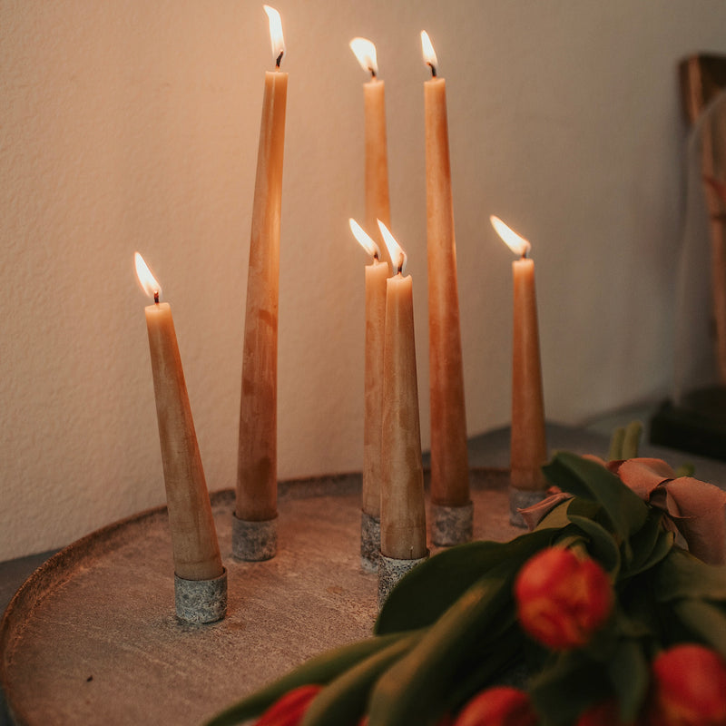 Beeswax Taper Candles
