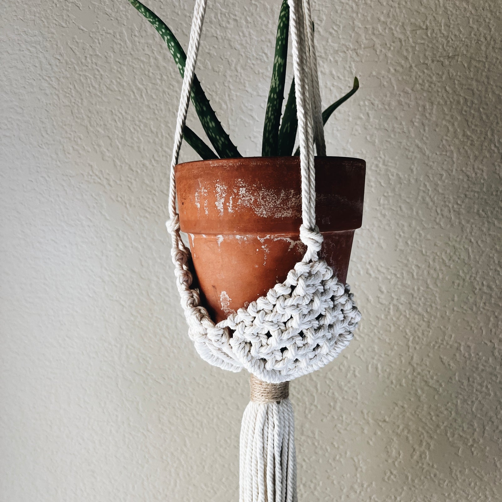 macrame plant hanger styles Macramé Plant Hanger No. 3