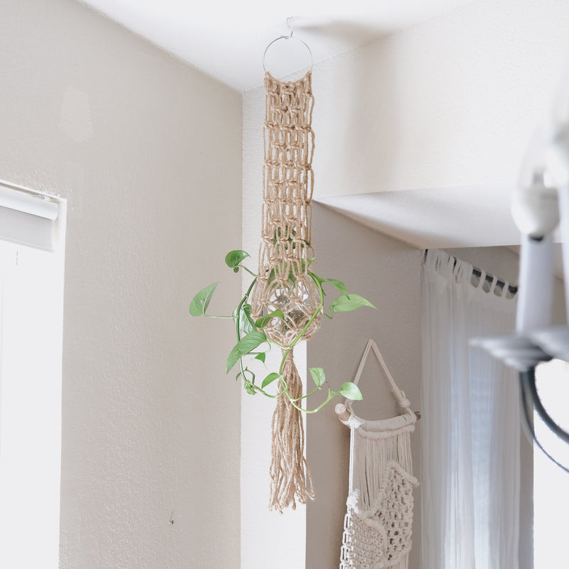 big macrame plant hanger Macramé Plant Hanger No. 1