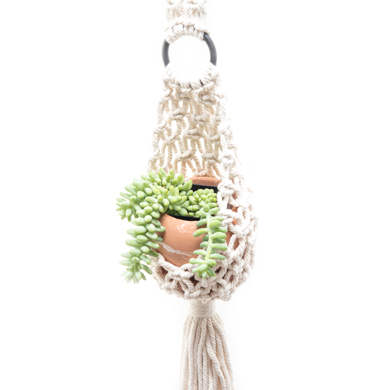 fringe plant hanger Droplet Plant Hanger | Macrame Plant Hanger