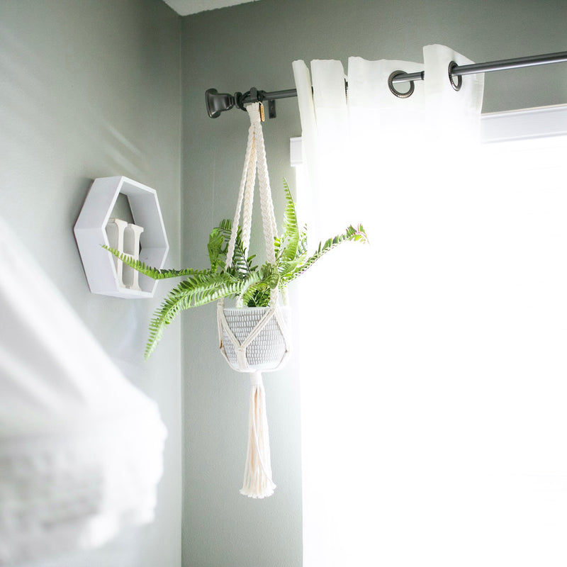 macrame plant hanger with ring Macrame Plant Hanger | Decorative Plant Hanger