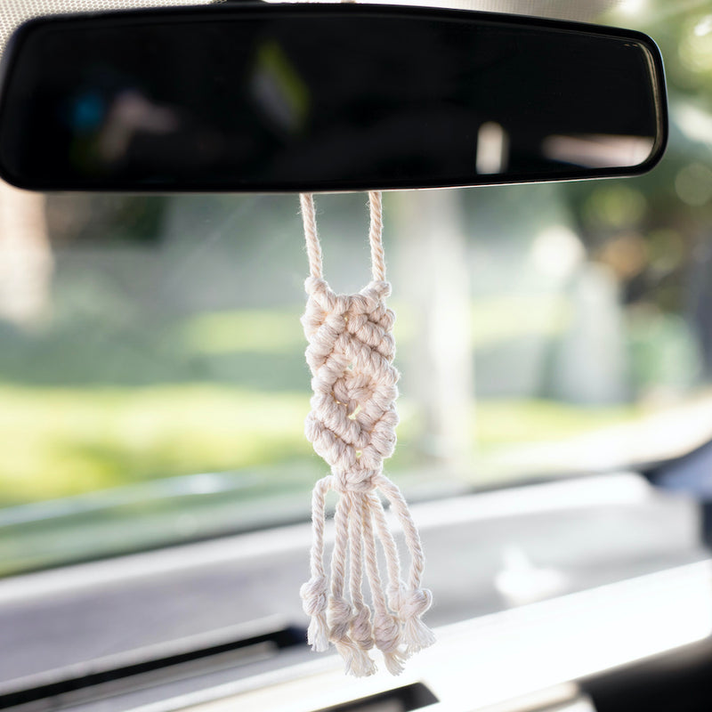 hanger on rear mirror