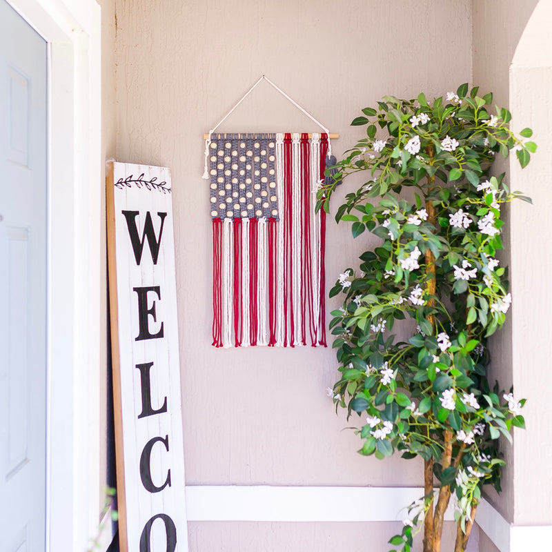 Lovely American Flag Decorative Wall Hanger